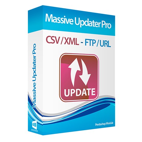 Actualizador CSV/XML Masivo Profesional vía URL/FTP Compatible cronjobs Módulo Prestashop