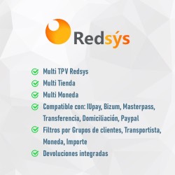 TPV LaCaixa Redsys Módulo Prestashop