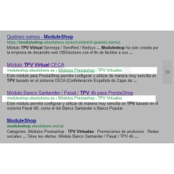 Google Rich Snippets Breadcrumbs Módulo Prestashop