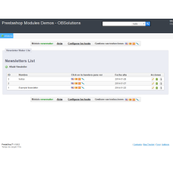 Newsletter Maker Lite Módulo Prestashop