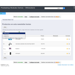 Newsletter Maker Lite Módulo Prestashop