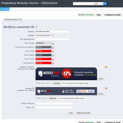 Newsletter Maker Lite Módulo Prestashop