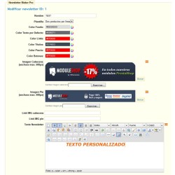 Newsletter Maker Pro Módulo Prestashop