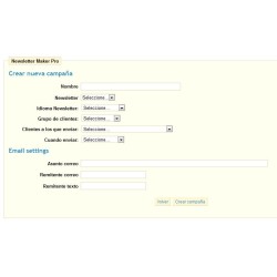 Newsletter Maker Pro Módulo Prestashop