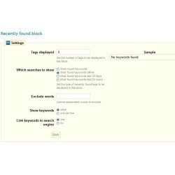 Recently Found SEO Keywords Módulo Prestashop