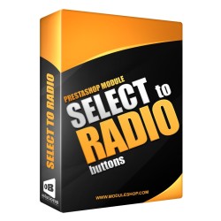 Select de Atributos a Botones Radio Módulo Prestashop