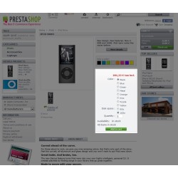 Select de Atributos a Botones Radio Módulo Prestashop