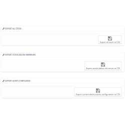 Actualizador de stocks y precios vía CSV + alertas de stock Módulo Prestashop