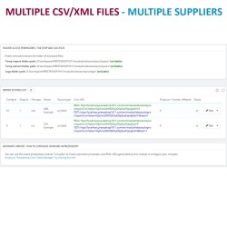 Actualizador CSV/XML Masivo Profesional vía URL/FTP Compatible cronjobs Módulo Prestashop