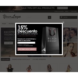 Popup captador de emails con vales de descuento Módulo Prestashop