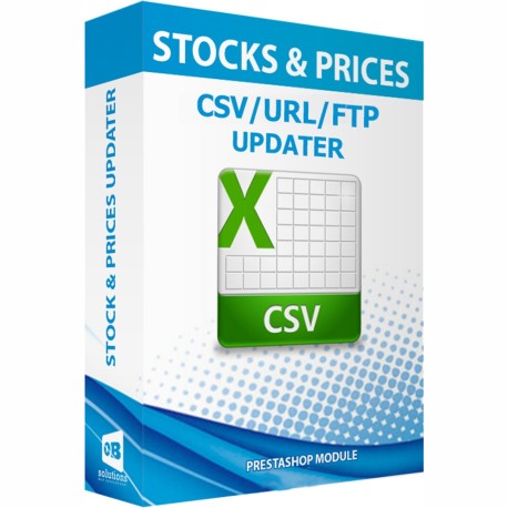 Actualizador de stocks y precios vía CSV / URL / FTP + alertas de stock Módulo Prestashop